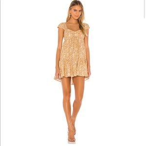 Free people pattern play XL mini dress